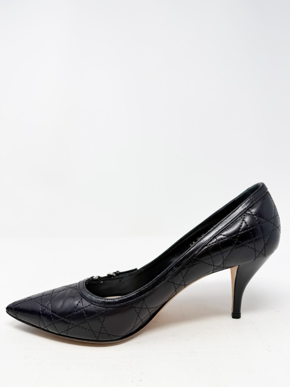 Dior Cannage Quilted Leather Pointed Toe Heels Womens Size EU 41 - Picture 6 of 10
